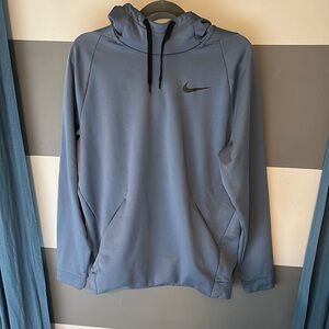 Nike Blue Hoodie DRI FIT size large